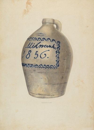 Sürahi, ç. 1937. by William Frank