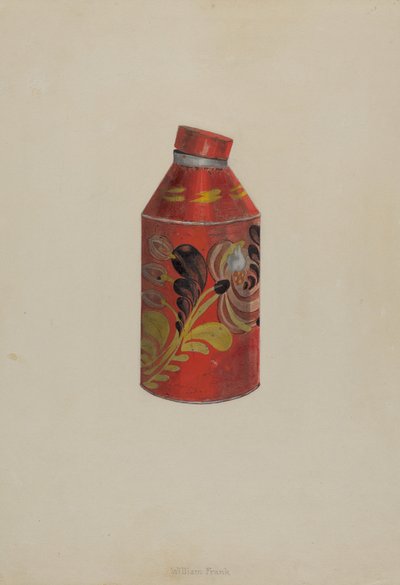 Toleware Çay Caddy, c. 1938. by William Frank