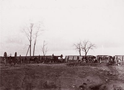 Fort Brady, Virginia, Dutch Gap yakınlarında, 1865. by William Frank Browne