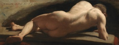 Erkek Çıplak, 1843 by William Frederick Witherington