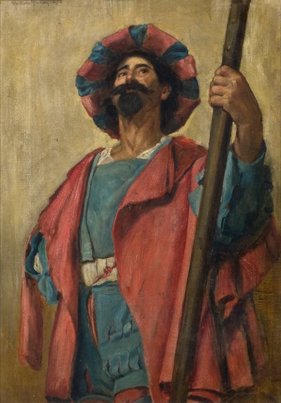 On İkinci Yüzyıl İspanyol Figürü by William G. Burn Murdoch