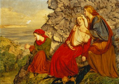 Danimarkalıların Saldırısı: Çatışmayı İzleyen Sakson Kadınlar, by William Gale