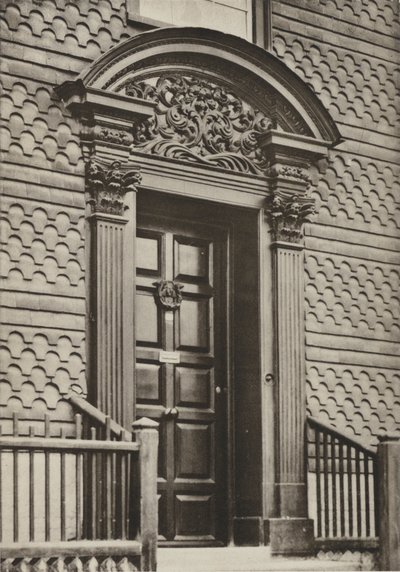 Doorway, Cranbrook, Kent (s/b fotoğraf) by William Galsworthy Davie