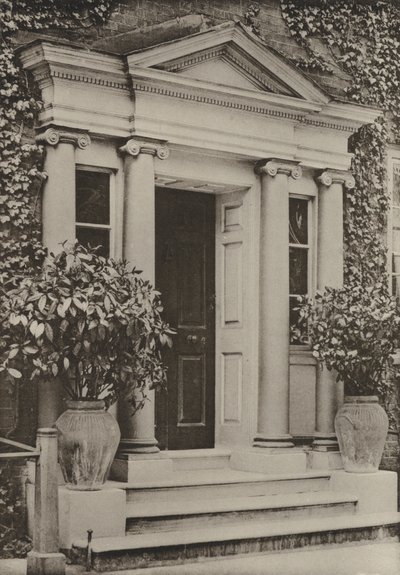 Doorway, East Pallant, Chichester (s/b fotoğraf) by William Galsworthy Davie