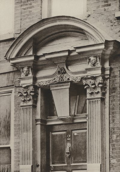Kapı, Great St Helens, Londra (s/b fotoğraf) by William Galsworthy Davie