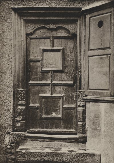Kapı, Looe Caddesi, Plymouth (s/b fotoğraf) by William Galsworthy Davie