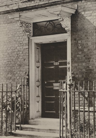 Kapı, Çavdar, Sussex (s/b fotoğraf) by William Galsworthy Davie