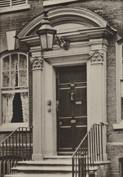 Kapı, Southgate Caddesi, Winchester (s/b fotoğraf) by William Galsworthy Davie