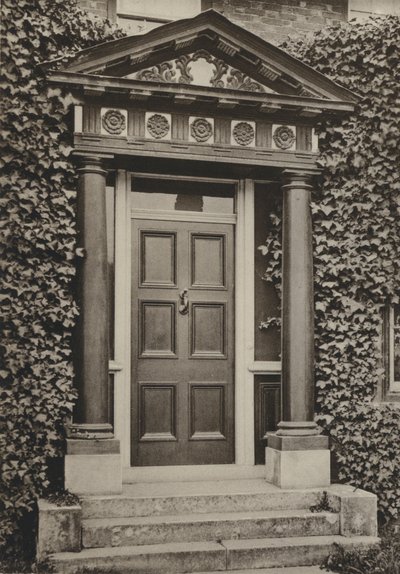 Doorway, Tenterden, Kent (s/b fotoğraf) by William Galsworthy Davie
