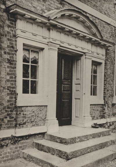 Doorway, The Broad, Hellingly, Sussex (s/b fotoğraf) by William Galsworthy Davie