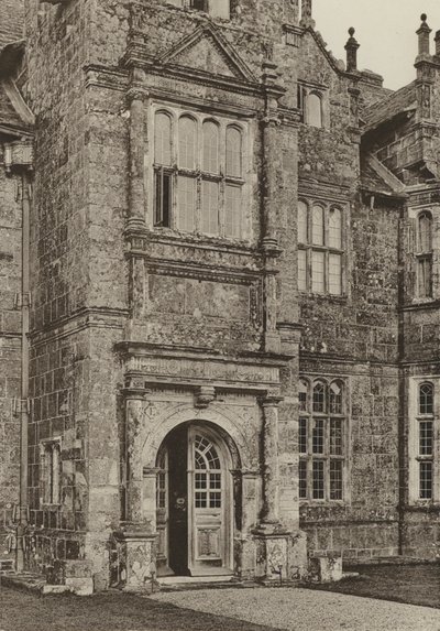 Kapı, Güney Kapı, Wakehurst Place, Sussex (s/b fotoğraf) by William Galsworthy Davie