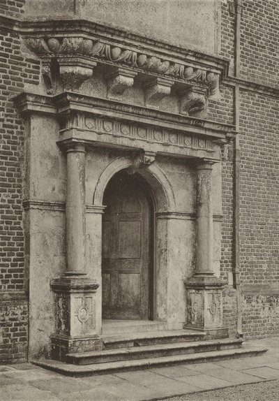 Kapı, Güney Kanadı, Cobham Salonu (s/b fotoğraf) by William Galsworthy Davie