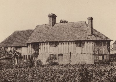 Great Daux Çiftliği, Billingshurst, Batı Sussex (b/w fotoğraf) by William Galsworthy Davie
