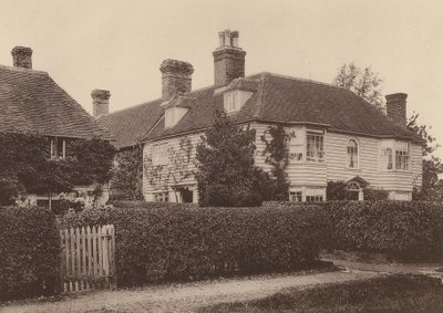Market Cross House, Hawkhurst, Kent (b/w fotoğraf) by William Galsworthy Davie