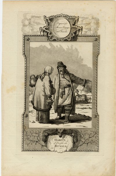 Moskovalıların Alışkanlıkları, yaklaşık 1730 by William Grainger