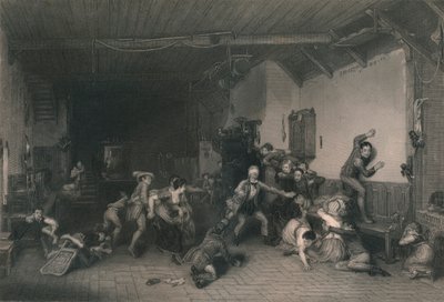Blind Mans Buff, 1812, 19. yüzyılın ortaları. by William Greatbach