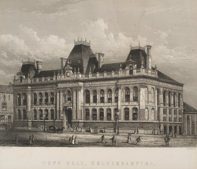 Belediye Binası, Wolverhampton, 1871 dolayları by William Greatbach