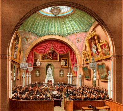Konsey Odası, Guildhall, Londra Şehri, 1886. by William Griggs