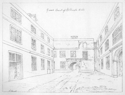 Blackwell Hall Büyük Mahkemesi, Londra Şehri, 1886. by William Griggs