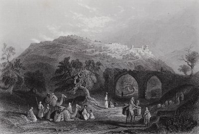 Samiriye Tepesi (gravür) by William H. Bartlett
