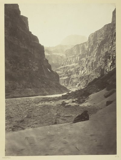 Colorado Nehri Büyük Kanyonu, Kanab Yıkaması Ağzı, Batıya Bakış by William H. Bell