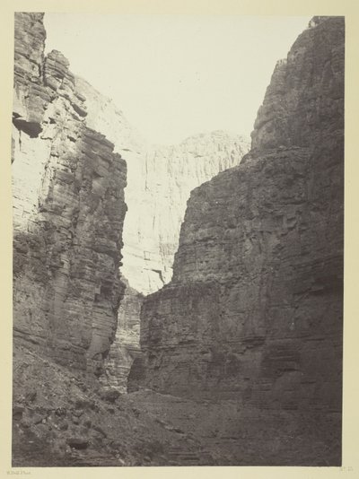 Kireçtaşı Duvarları Kanab Yıkaması, Colorado Nehri by William H. Bell