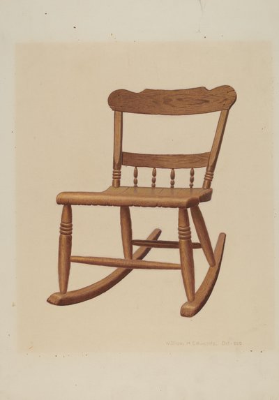 Sallanan Çocuk Sandalyesi, c. 1939. by William H Edwards