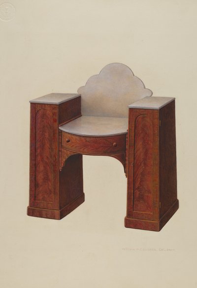 Tuvalet Masası, c. 1939. by William H Edwards