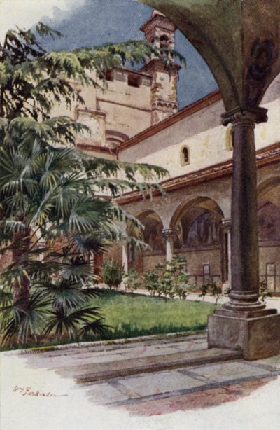Chiostro Di S Marco, Floransa (renkli taş) by William H. Parkinson