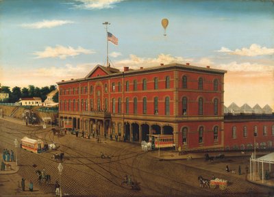 Üçüncü Cadde Demiryolu Deposu, ca. 1859-60. by William H Schenck