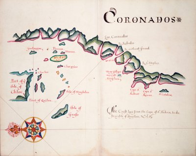 Coronadoes, Güney Amerika Pasifik kıyısı by William Hack