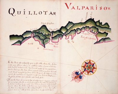 Quillota ve Valpariso, Güney Amerika Pasifik kıyısı by William Hack