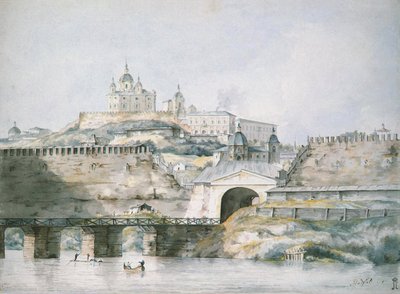 Smolensk şehrinin görünümü, 1787 by William Hadfield