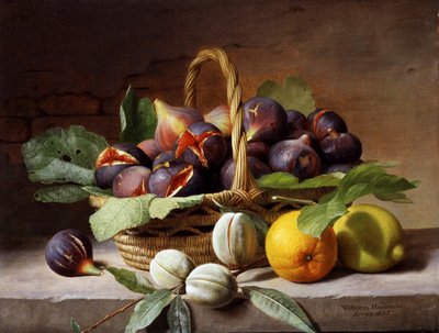 İncir ve cevizli natürmort by William Hammer
