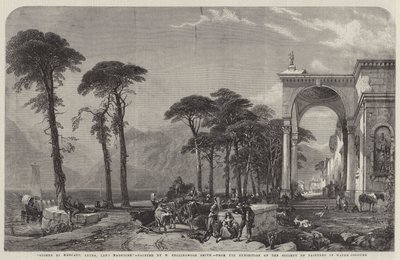 Pazar günü, Luino, Maggiore Gölü by William Harding Collingwood-Smith