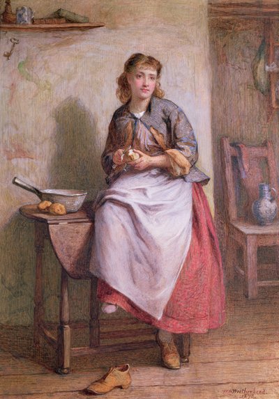 Kız Patates Soyma by William Harris Weatherhead