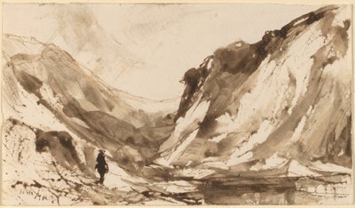 Dağlık Peyzajda Derin Vadi by William Hart
