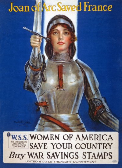 Jeanne d'Arc Fransa'yı Kurtardı, 1918 by William Haskell Coffin