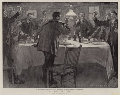 Tanrı Kraliçeyi korusun by William Hatherell