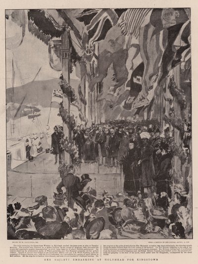 Majesteleri Kingstown için Holyhead