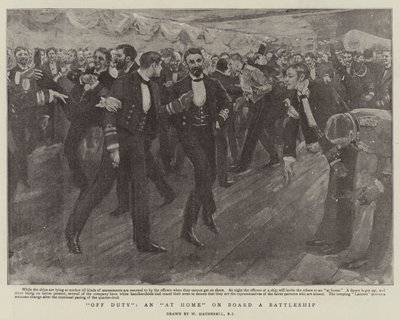 Görev Dışı, Evde Bir Savaş Gemisinde by William Hatherell