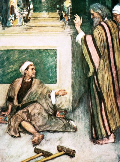 Peter ve John topal adamı iyileştiriyor by William Hatherell