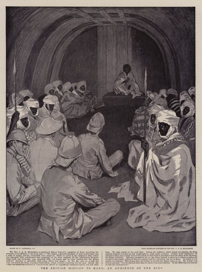Kano'ya İngiliz Misyonu, Kralın Seyircisi by William Hatherell