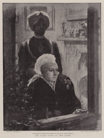 Çarın Kraliçeyi Ziyareti by William Hatherell