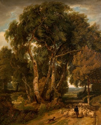 Sürüyü Eve Sürmek, 1806. by William Havell