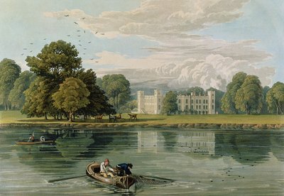Sion House, Robert Havell (1769-1832) 1815 tarafından oyulmuş (renkli gravür) by William Havell