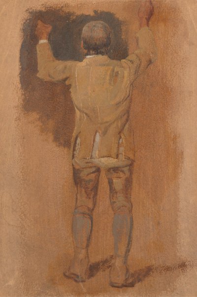 Arkadan Görülen Bir Damadın Çalışması by William Havell