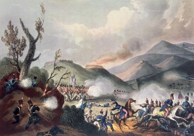 Busaco Muharebesi, 27 Eylül 1810, Thomas Sutherland (M.Ö. 1785) tarafından kazınmıştır. by William Heath