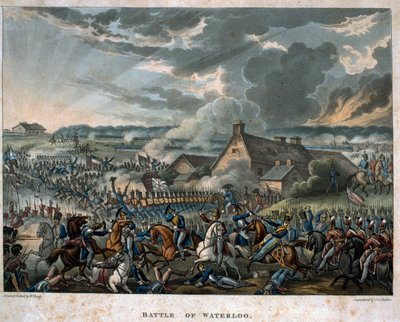 Waterloo Savaşı 1815, T.Tegg tarafından yayınlanan 