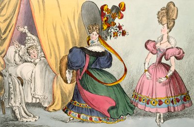 Sabah, Öğlen, Gece, Thomas McLean tarafından yayınlandı, Londra (renkli gravür) (ayrıca bkz. 188367) by William Heath